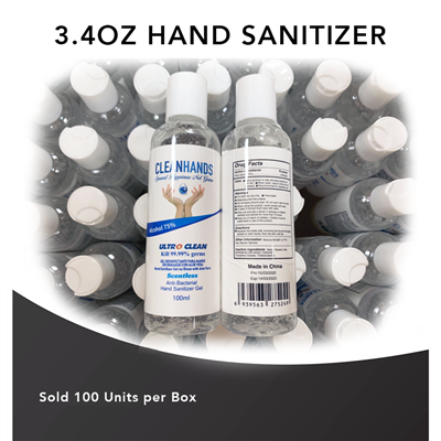 3.4oz Hand Sanitizer